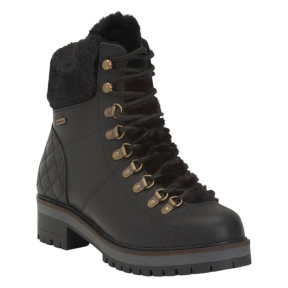 BARBOUR Leather Holly Lace Up Boots